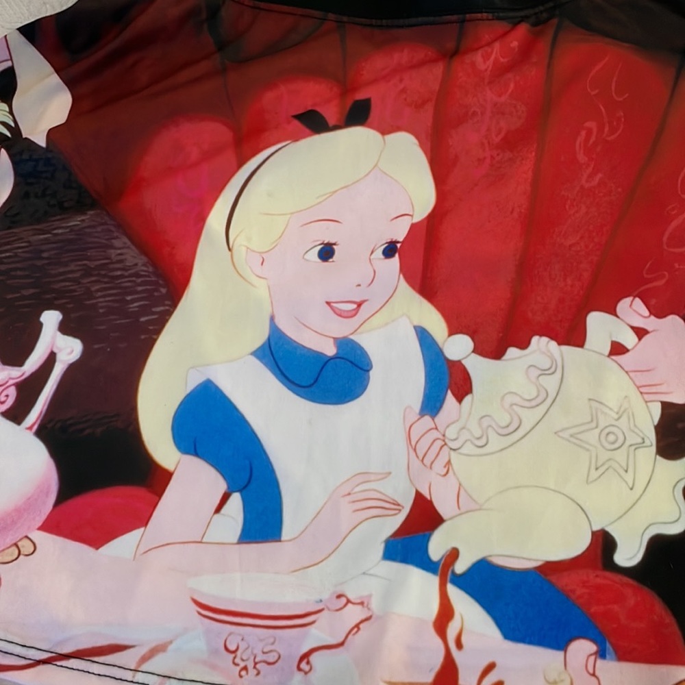 NWOT Disney Alice In Wonderland skater skirt